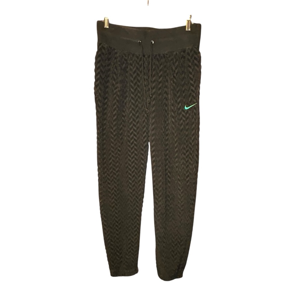 Nike Womens Modern Everyday Sportswear High Rise Joggers Green‎ Pants Medium